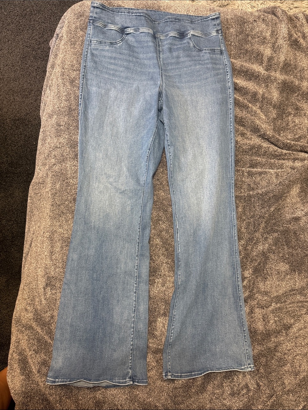 AE Luxe Pull-On High Waisted Kick Bootcut Jeans